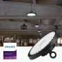 Campânula LED industrial UFO 200W Driver PHILIPS 1-10V Regulavel