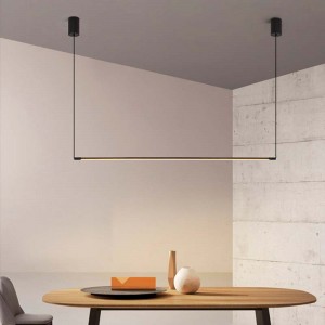 Luminária suspensa linear para ambientes elegantes Nick 22W