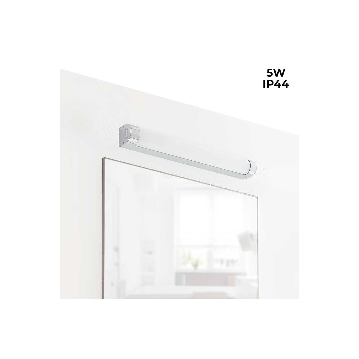 Aplique para espelho de casa de banho LED 5W 30cm 450lm IP44