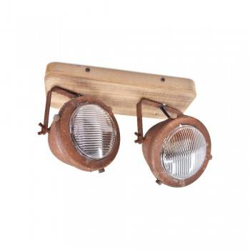Candeeiro de Teto Vintage "CORBUS" acabamento óxido GU10 25W Candeeiro de Teto Vintage "CORBUS" acabamento óxido GU10 25W
