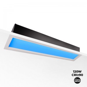 Painel LED blue Skylight com design profundo para imitar a luz do céu.
