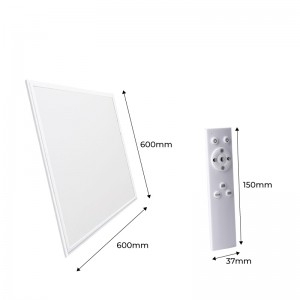 Dimensões do Painel LED WIFI SMART 600mm x 600mm