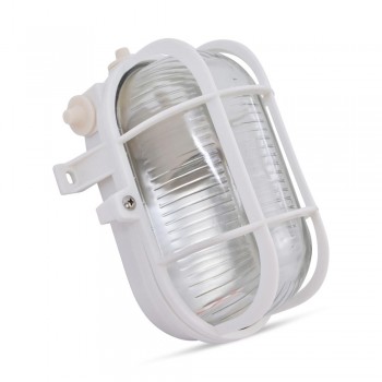 Aplique exterior oval tartaruga E27 IP44 Aplique exterior oval tartaruga E27 IP44