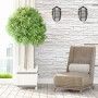 Aplique exterior oval tartaruga E27 IP44 Aplique exterior oval tartaruga E27 IP44