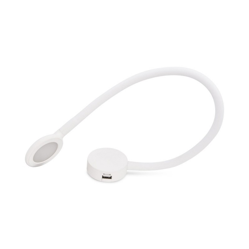 Candeeiro de leitura LED "CHICAGO" 2,1W 12V branco Candeeiro de leitura LED "CHICAGO" 2,1W 12V branco