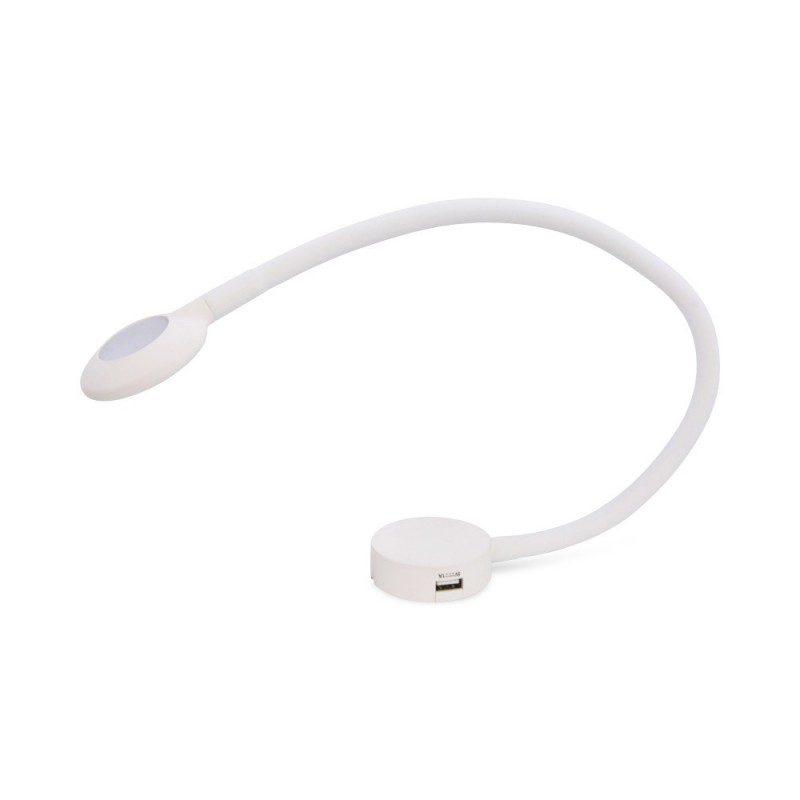 Candeeiro de leitura LED "CHICAGO" 2,1W 12V branco Candeeiro de leitura LED "CHICAGO" 2,1W 12V branco