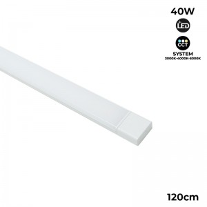 Luminária linear LED de alta potência CCT - 40W - 120cm - IP44