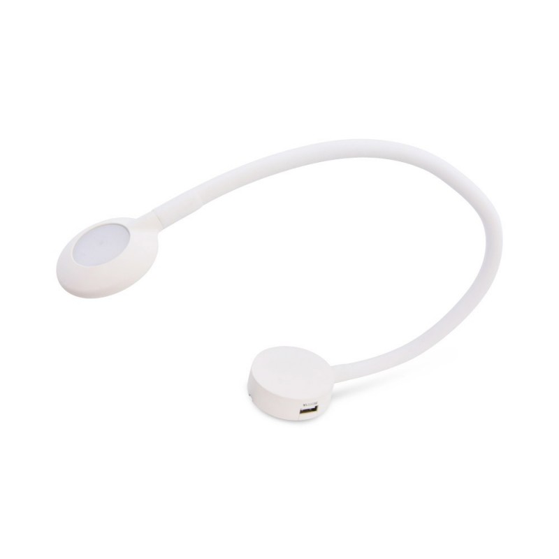 Candeeiro de leitura LED "CHICAGO" 2,1W 12V branco Candeeiro de leitura LED "CHICAGO" 2,1W 12V branco