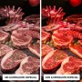diferença quando se utilizam projectores especiais para carne e quando não se utilizam projectores especiais para carne.