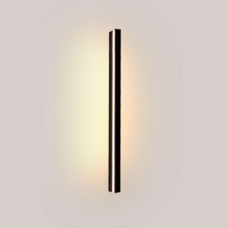 Aplique de parede design linear - LED integrado- 33W- 150 cm - preto