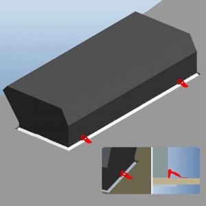 Fixação do Painel Led Blue Skylight para reprodução da luz natural