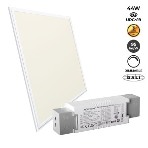Painel LED de encastrar DALI 60X60cm 44W 3800LM -UGR19 - branco frio