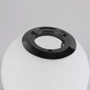 Luz de parede com Bola 40W - IP44_ PRETO