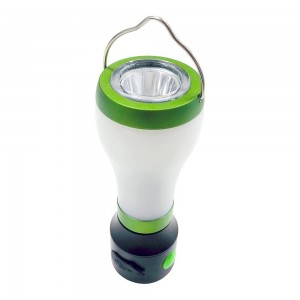 Candeeiro de campismo LED 3W com lanterna e powerbank USB