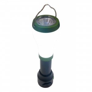 Candeeiro de campismo LED 3W com lanterna e powerbank USB