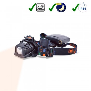 Lanterna LED frontal ajustável de cabeça Lanterna LED frontal ajustável de cabeça