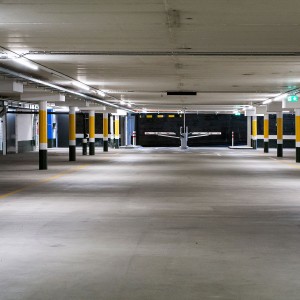 Luminária LED para parques de estacionamento
