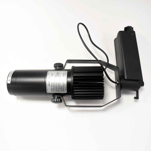 Projector LED com logótipo GOBO para pista monofásica