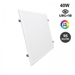 Painel LED encastrável 60X60 cm - Driver OSRAM - 40W - UGR18 - CRI90