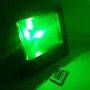 Foco projetor LED RGB 50W IP65 com comando remoto Foco projetor LED RGB 50W IP65 com comando remoto