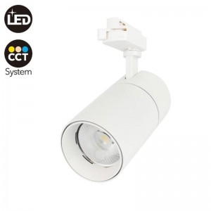 Foco LED para carril monofásico 30W CTT  cor branco