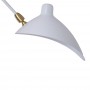 Luminária de teto de design vanguardista  com  três braços abajures