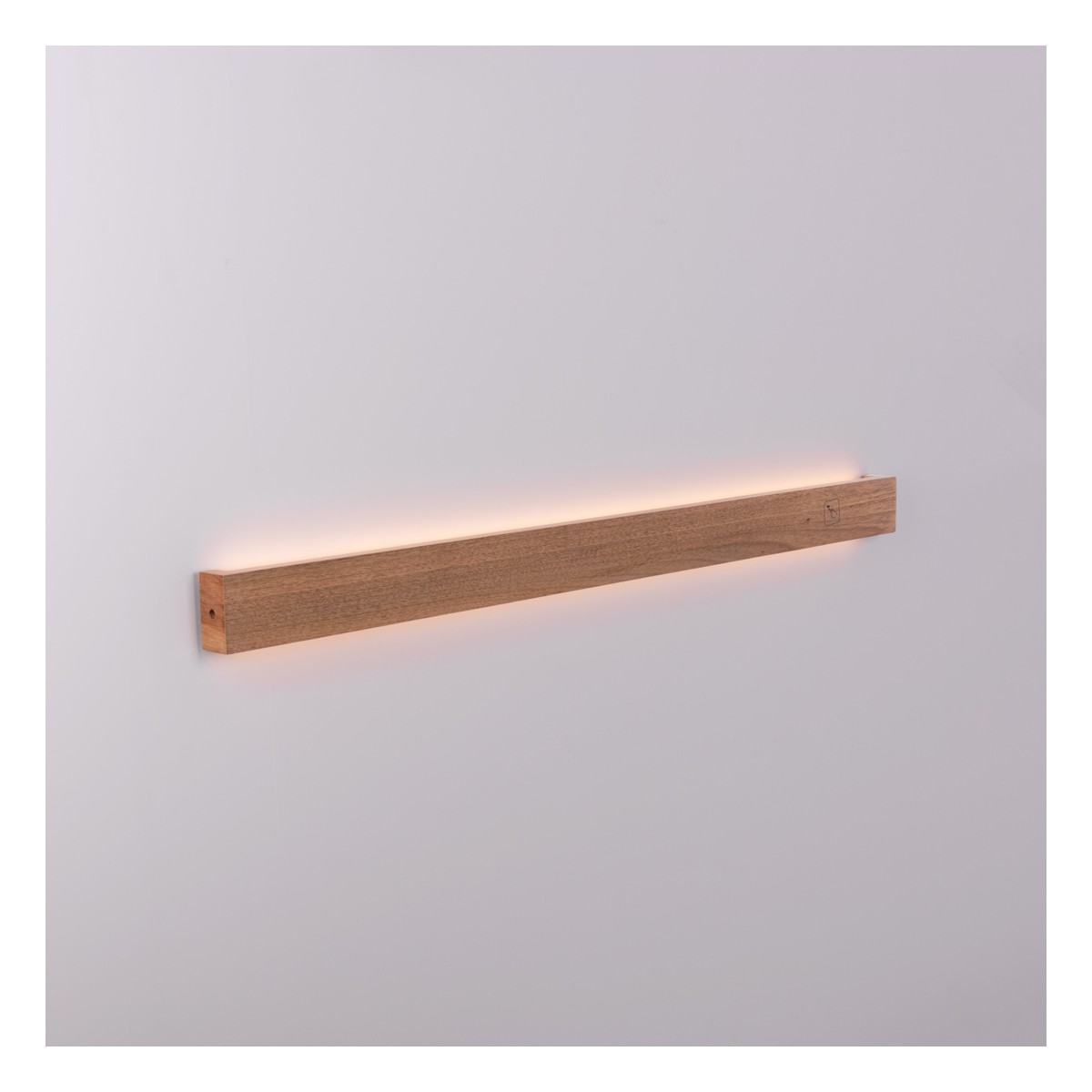 Aplique linear de parede em madeira "Wooden" - 24W - 100cm