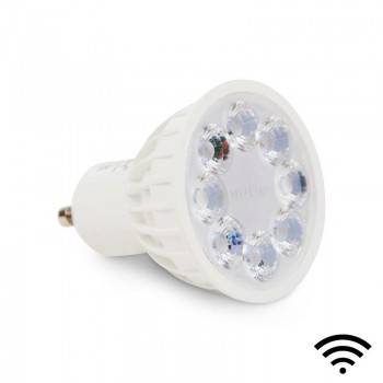 Lâmpada GU10 LED RGBW+CTT 4W Controlo por RF Lâmpada GU10 LED RGBW+CTT 4W Controlo por RF