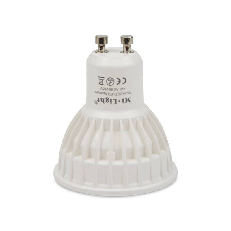 Lâmpada LED GU10 dicroica RGBW+CTT 4W