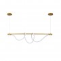 Candeeiro suspenso ondulante neon moderno "Corda" - 360º - 45W - 3000K