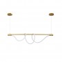 Candeeiro suspenso ondulante neon moderno "Corda" - 360º - 45W - 3000K