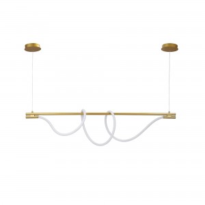 Candeeiro suspenso ondulante neon moderno "Corda" - 360º - 45W - 3000K