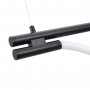 Candeeiro suspenso ondulante neon  design moderno "Corda" - 360º - 45W - 3000K -  estrutura cor preta