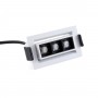 Projetor linear LED para encastrar - 6W - UGR18 - CRI90 - Chip OSRAM - 2800K