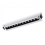 Foco linear LED de 20W para encastrar -Orientável - UGR18 - CRI90 - Chip OSRAM - 2800K