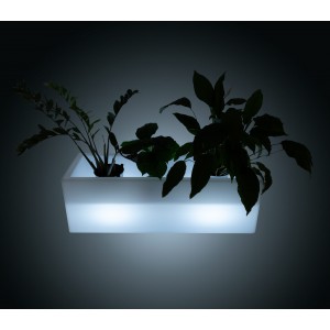 Vaso de plantas LED recarregável RGBW - 12W - IP67