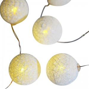 Grinalda LED bola de algodão
