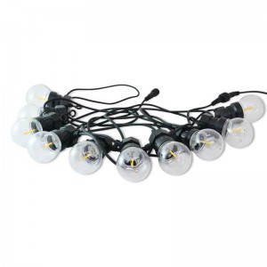 Grinalda LED exterior com 10 lâmpadas integradas 8m. IP44