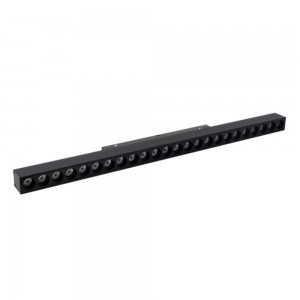 Luminária linear para carril magnético RGB + CCT - 12W - UGR18 - Mi Light - cor preta