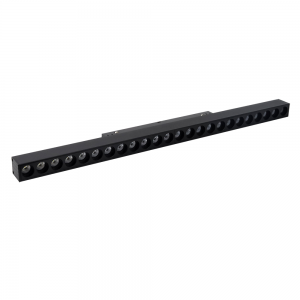 Luminária linear para trilho magnético CCT - 20W - UGR18 - Mi Light - preta