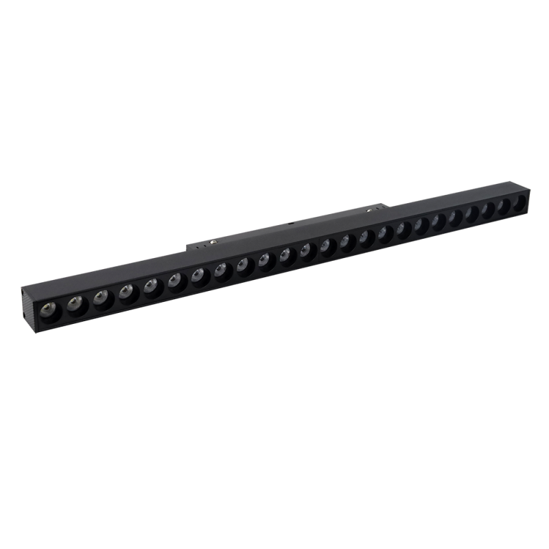 Luminária linear para trilho magnético CCT - 20W - UGR18 - Mi Light - preta Luminária linear para trilho magnético CCT - 20W - UGR18 - Mi Light - preta