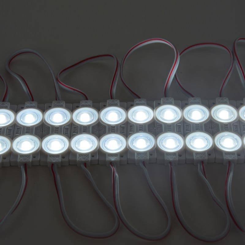 Cadeia de 20 módulos LED  2xSMD2835 1.2W 12V IP65