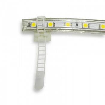 Flange plástica para Fitas LED com base adesiva 3M Flange plástica para Fitas LED com base adesiva 3M