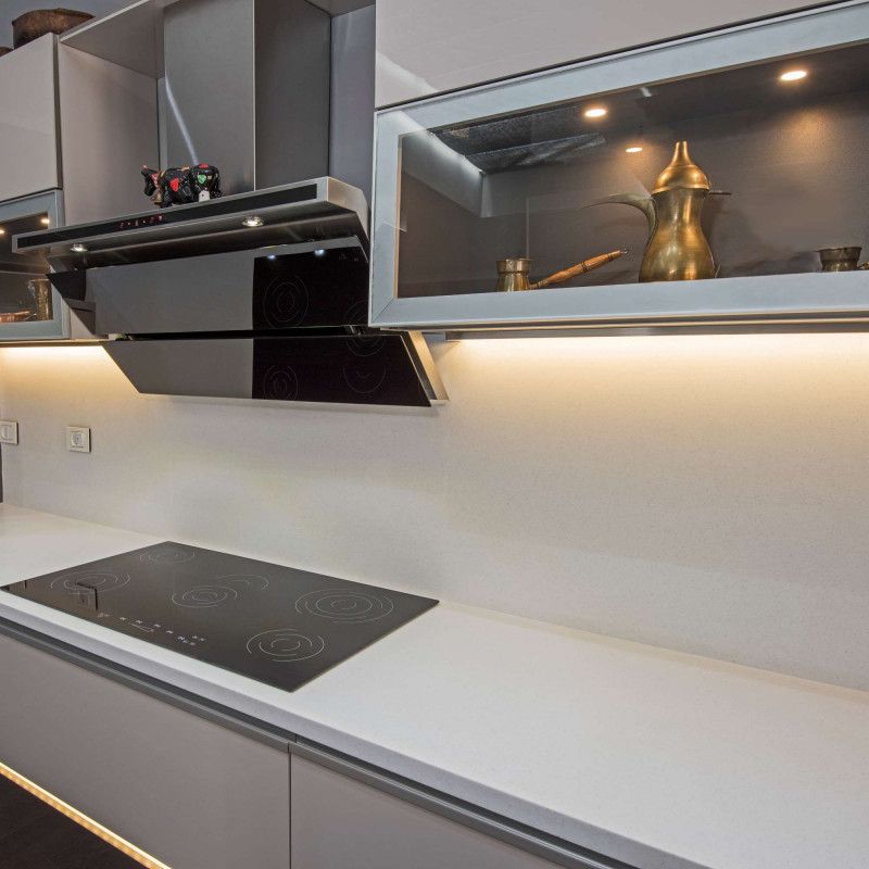 Downlight LED de embutir sob móveis  2W 220V AC - IP44 - preto Downlight LED de embutir sob móveis  2W 220V AC - IP44 - preto