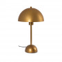 Luminária de mesa  dourada design "Seta" -  E27 - Com ficha e interruptor