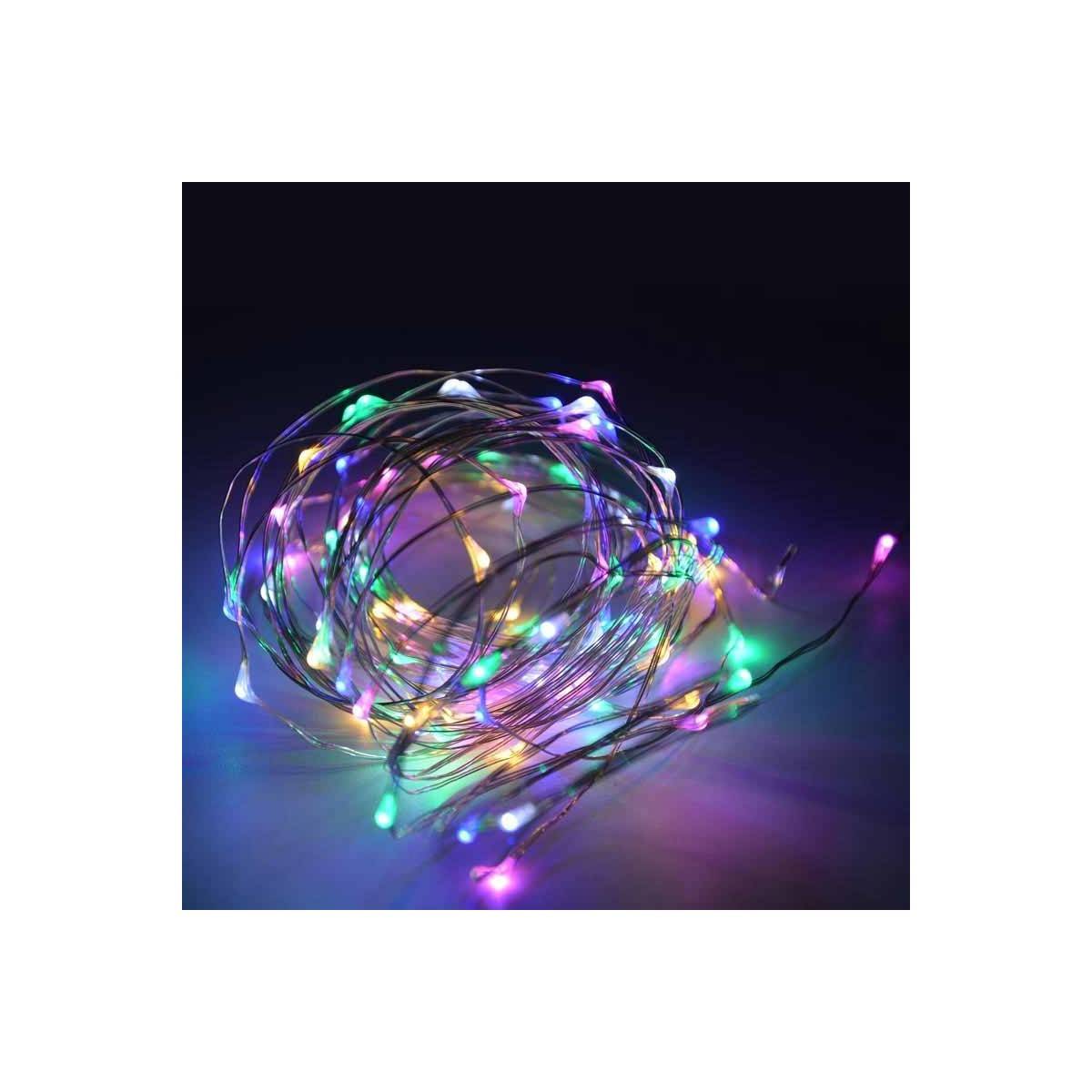 Grinalda LED "FAIRY LIGHT" de arame de cobre “luz de fadas" 6V (10m)