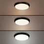 Plafon LED de teto estanque CCT - 18W - Ø25cm - 1920lm - IP65