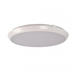 Plafon LED estanque CCT - 30W - Ø35cm - 3180lm - IP65 - branco