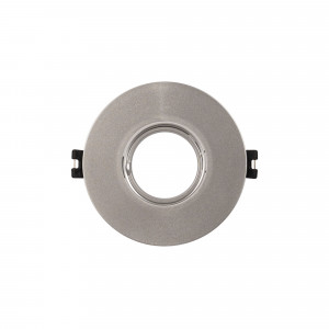 Aro para downlight circular basculante para lâmpada GU10/MR16 - prata