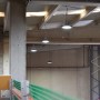 Campânula LED com sensor para instalação em garagens